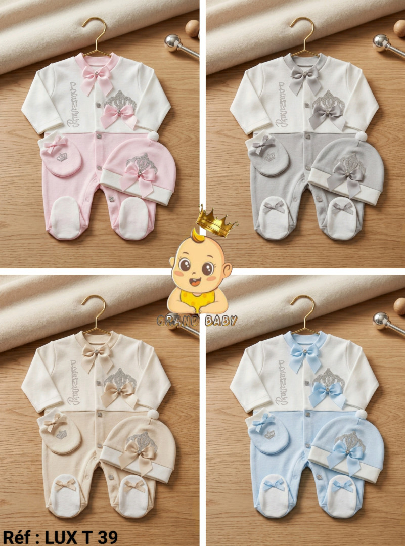 GREN BEBE COTON 3PS NV   8PS TBW