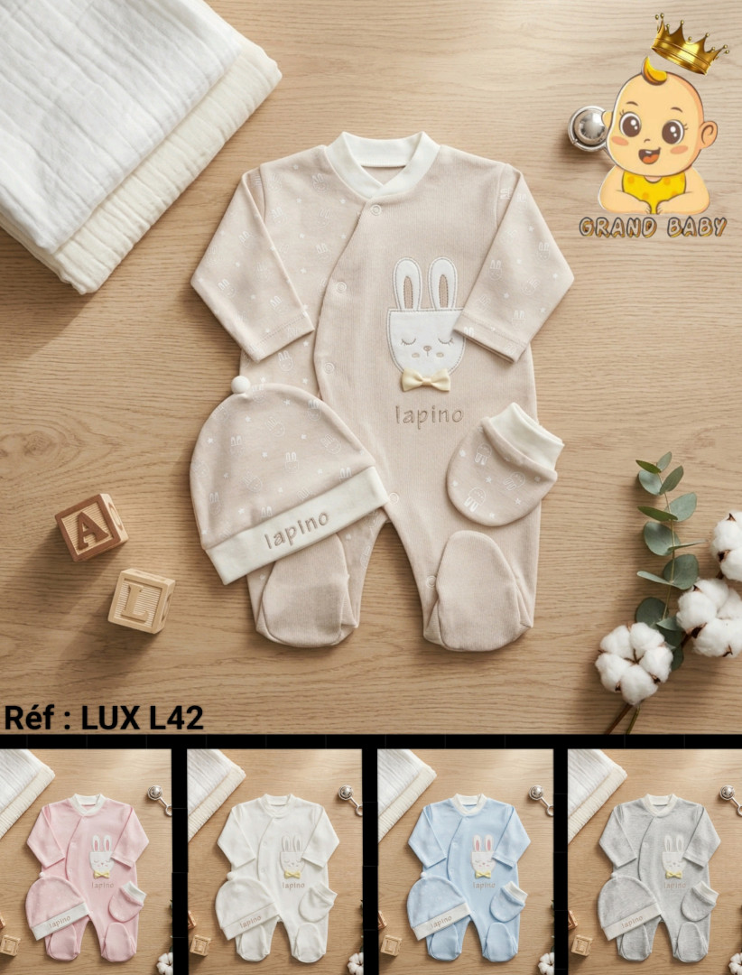 GRENO ULLERE BEBE 3PCS  LAPIN TBW