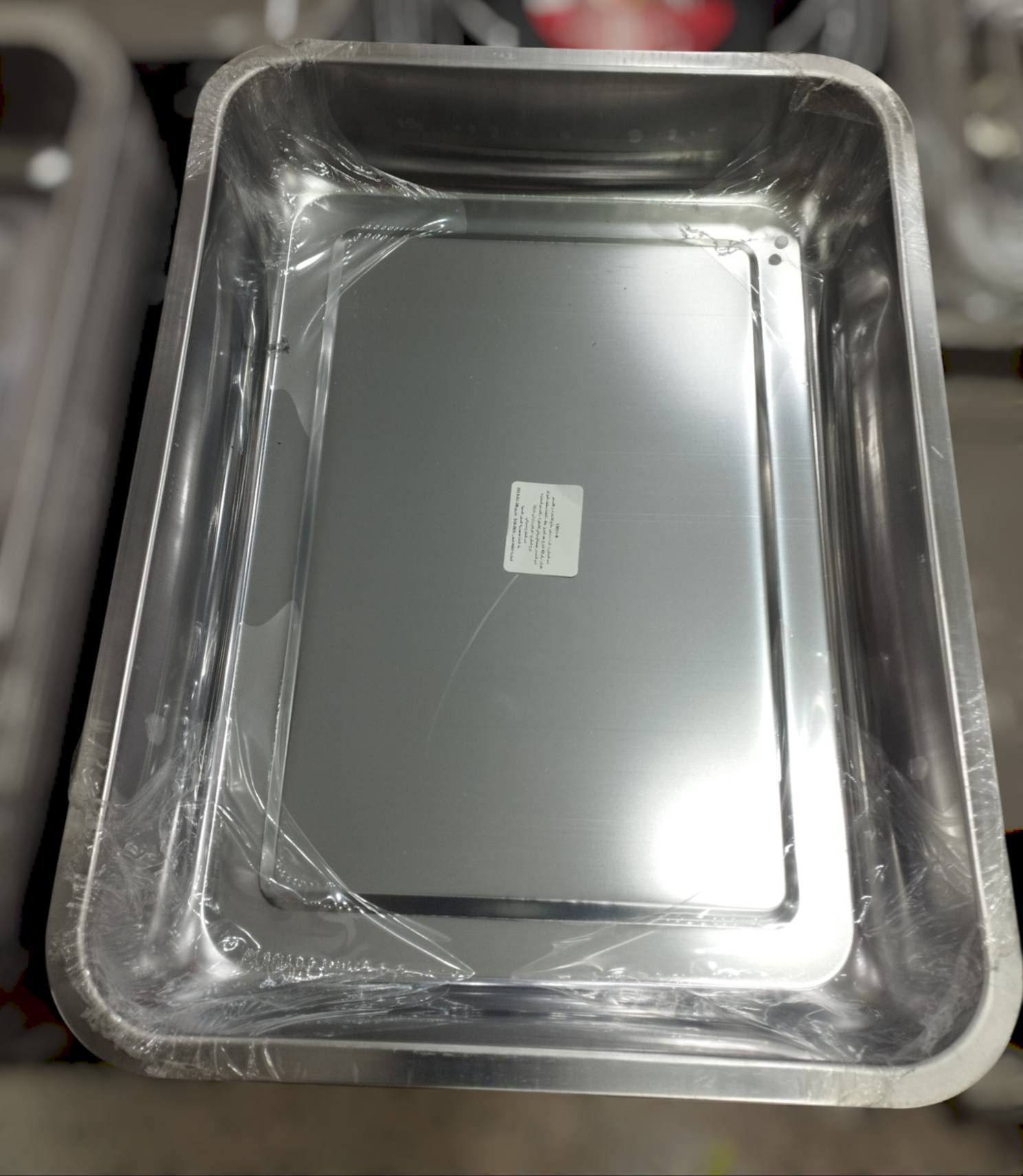 plateaux inox 350X250X40 mm STAR CAR...