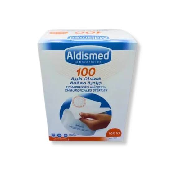 Compresses Stériles B 100 – Aldismed10cm ×cm 