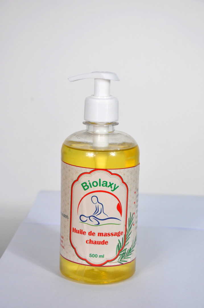 Huile De Massage chaude -BIOLAXY 500 ML-