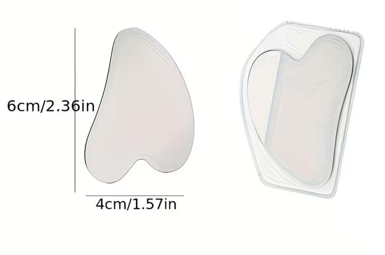 Outil facial en acier inoxydable - un grattoir en métal 
