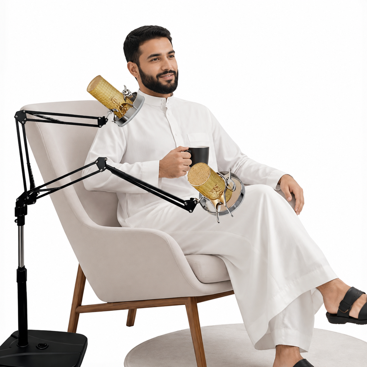 حامل موكسا عمود ثنائي 