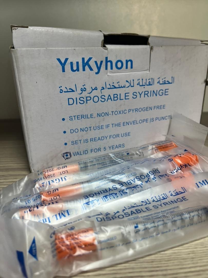   Seringue 1CC  YUKYHON boit de 100