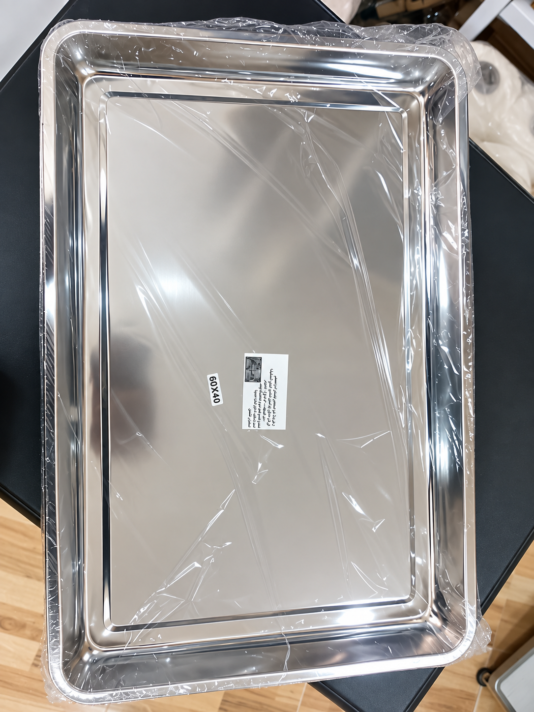 Plateau inox 60 x 40