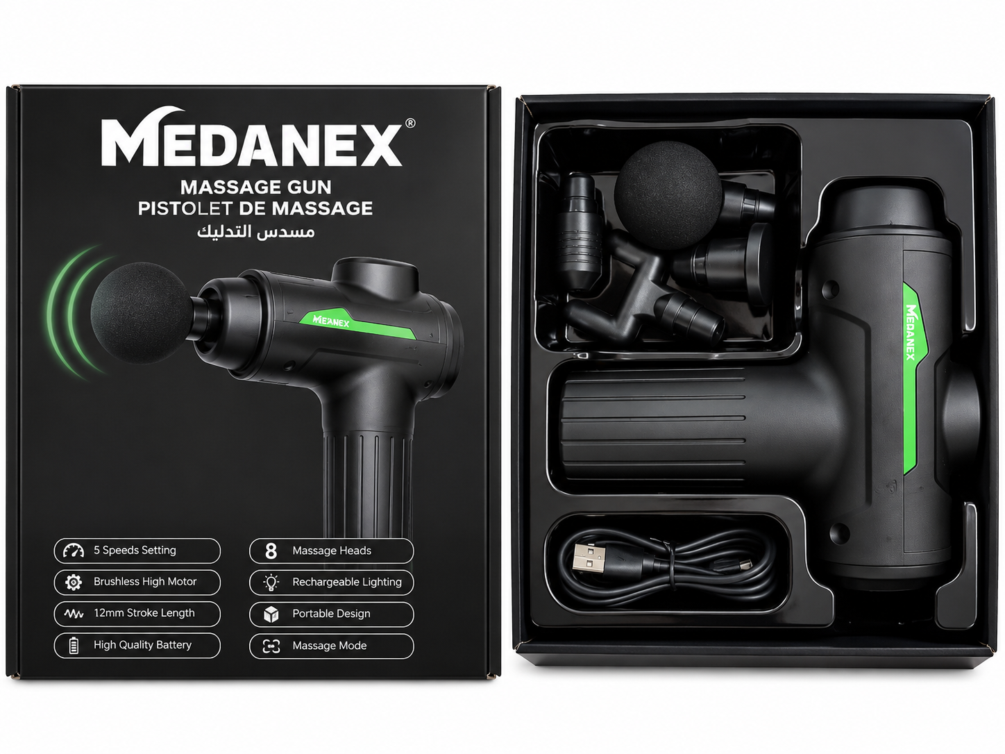 مسدس تدليك MEDA NEX