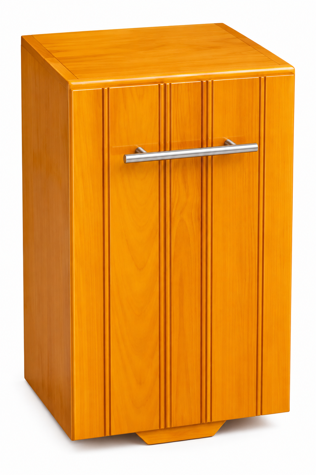 Meuble poubelle en bois pour cabinet