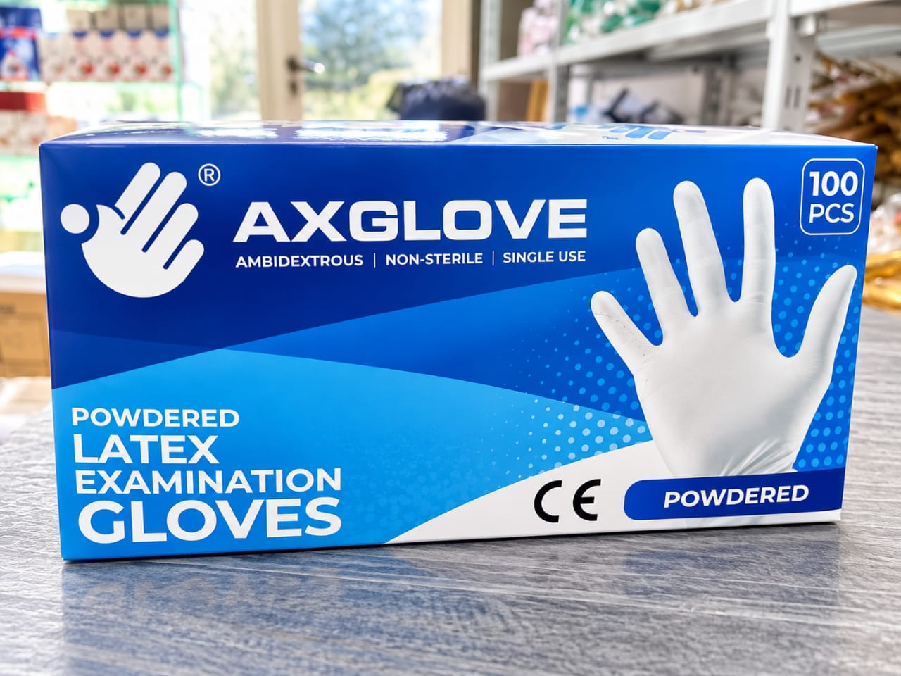 قفازات بيضاء AXGLOVE