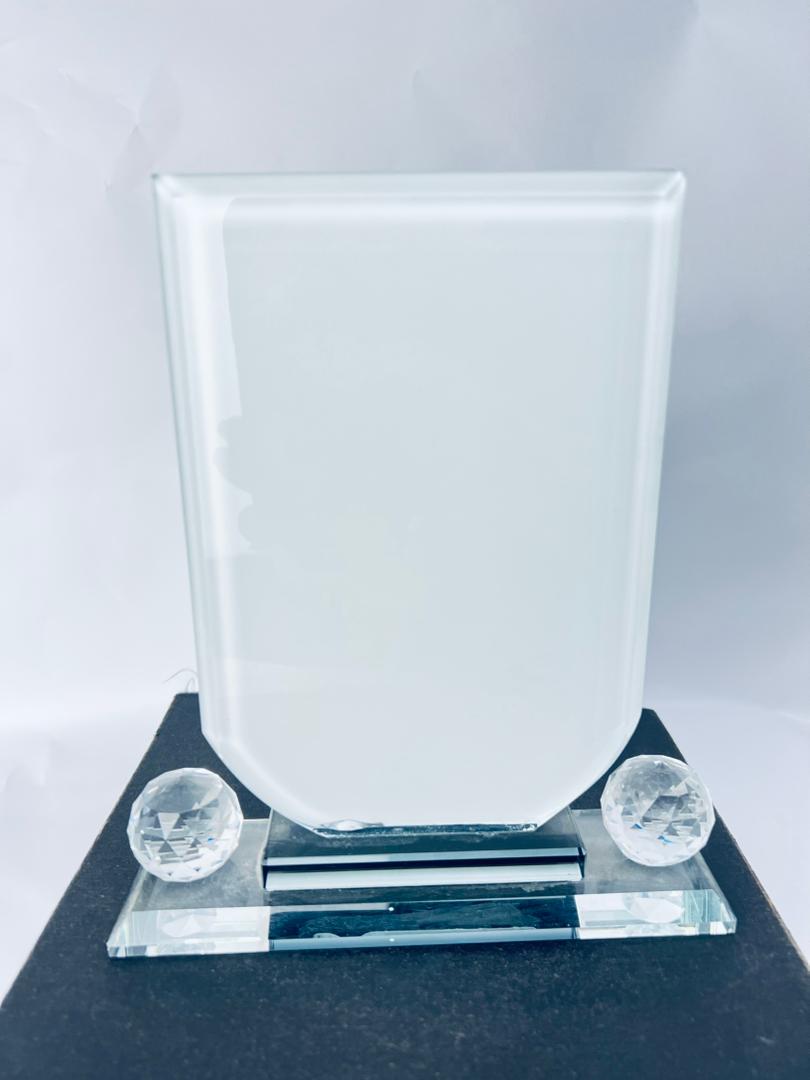 Trophée en cristal 