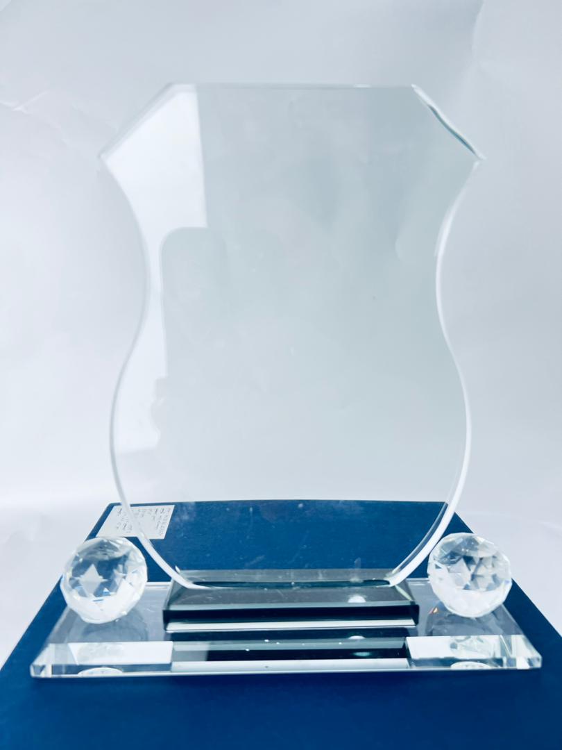 Trophée en cristal 