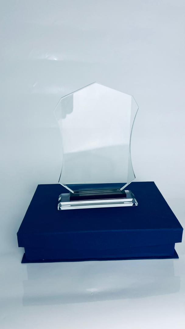 Trophée en cristal 