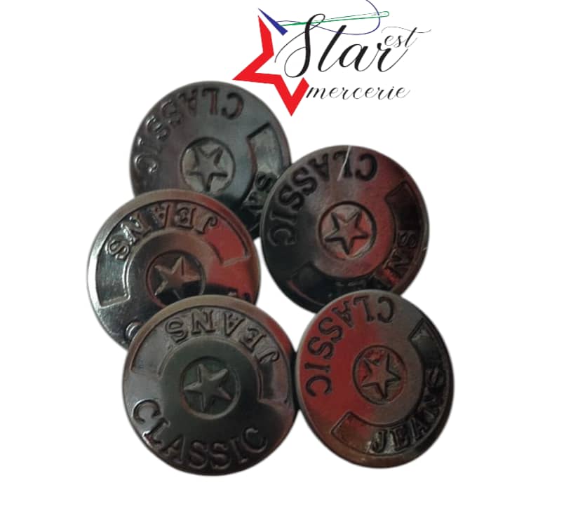 BOUTON JEANS 17MM-1000 PCS-PM /GRIS