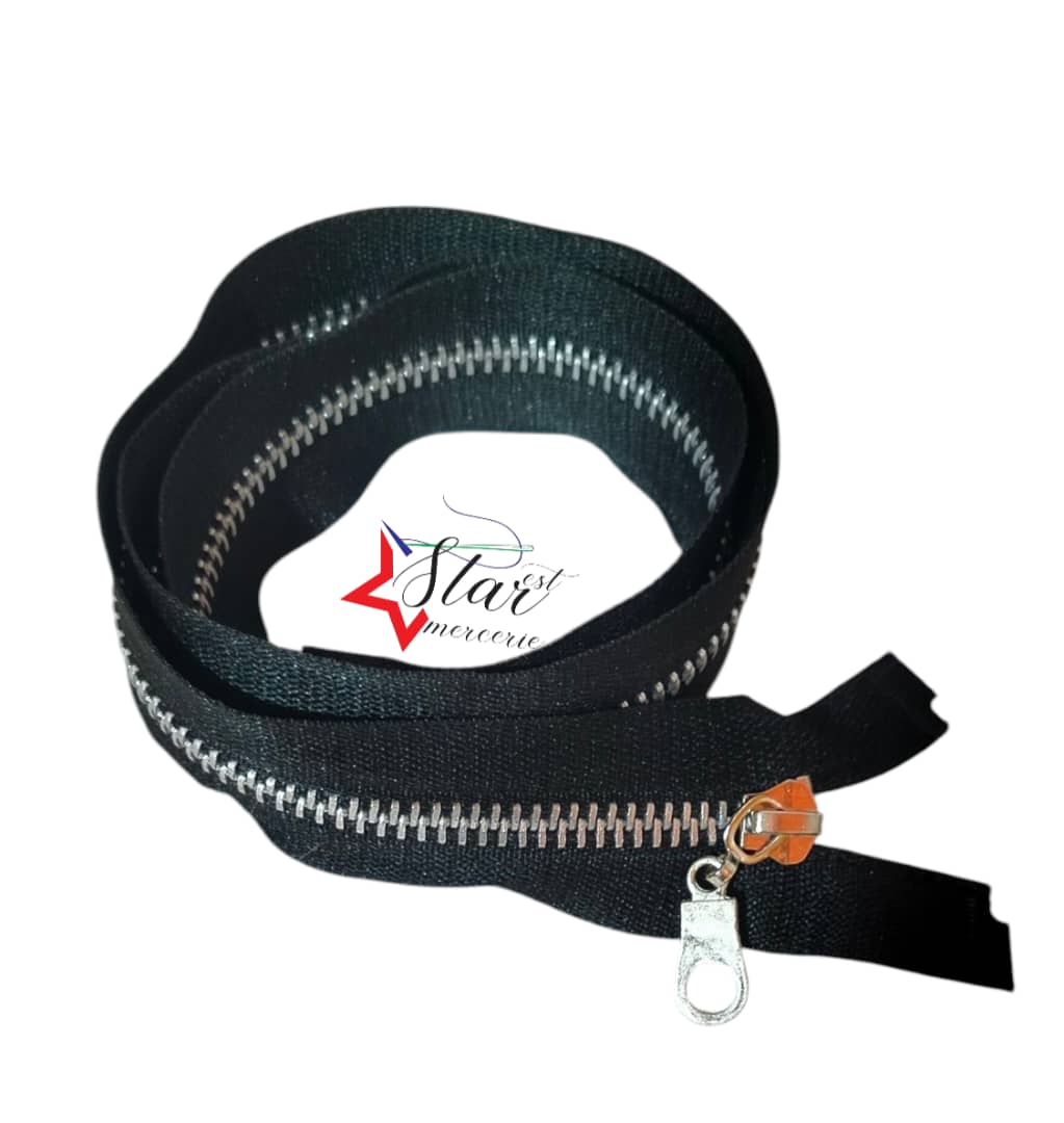 FERMTURE N5-75CM METAL ARGANT