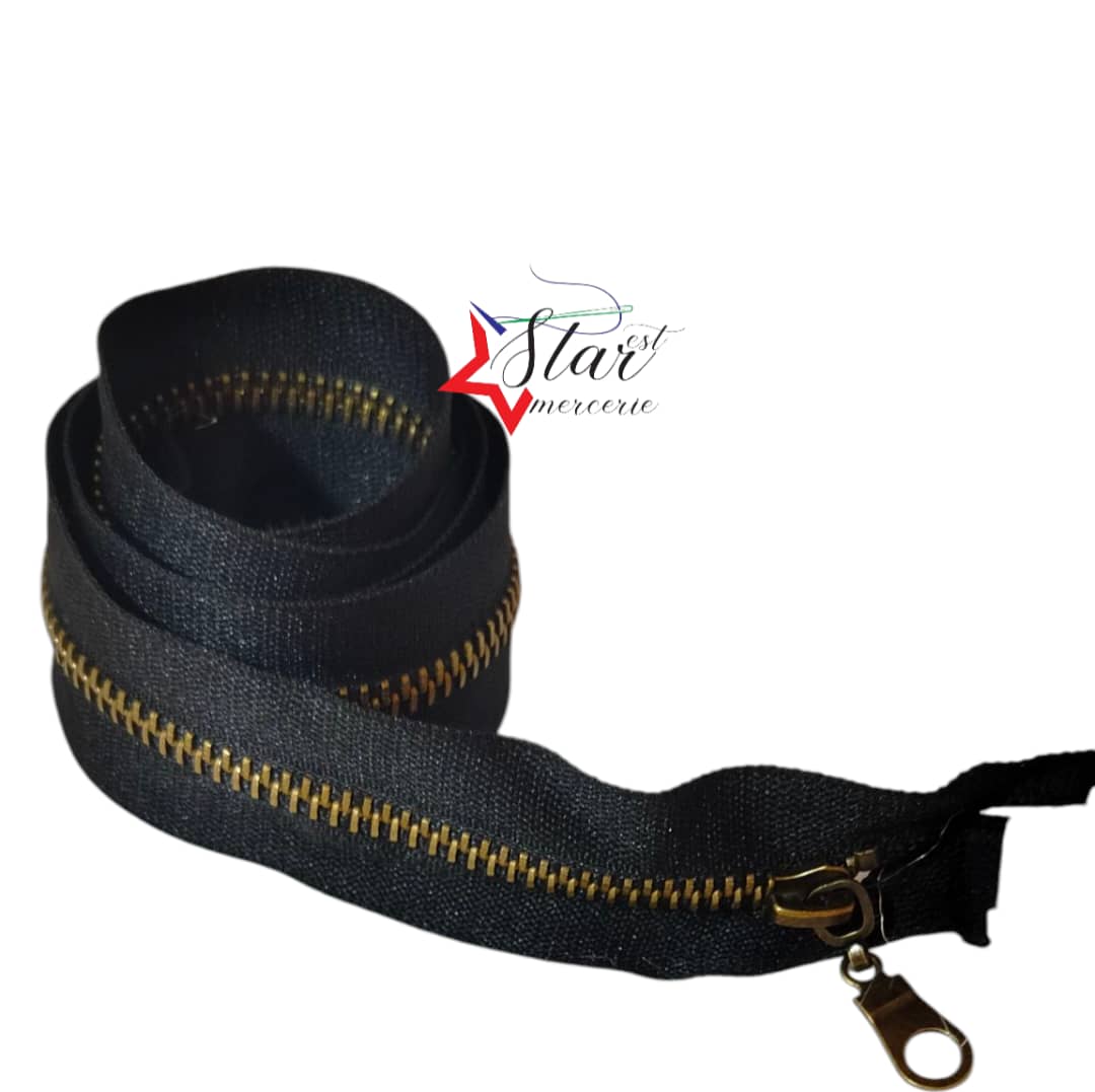 FERMETURE N5 -75CM  METALE BRONZ