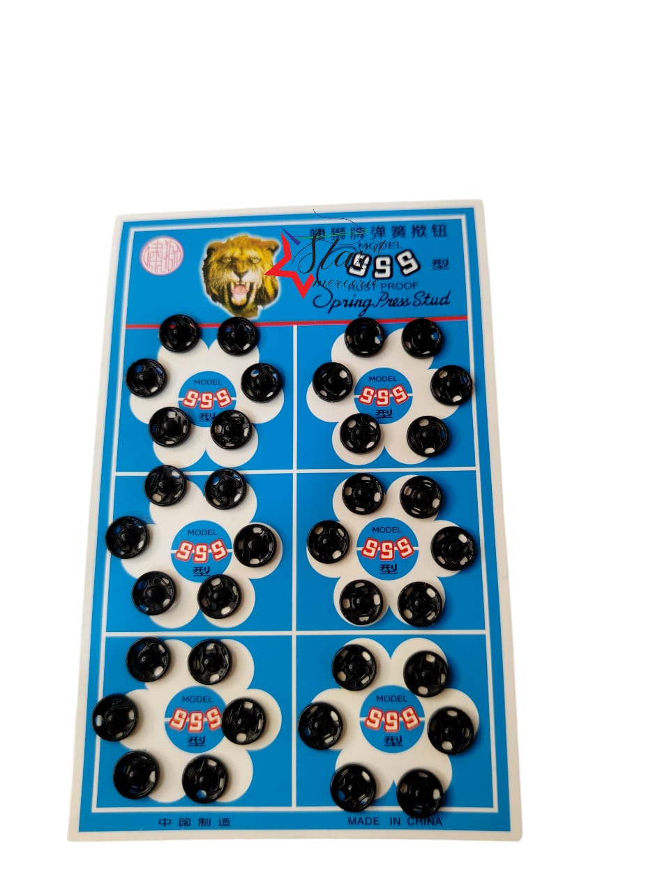 BOUTON PRESTON NOIR N 0