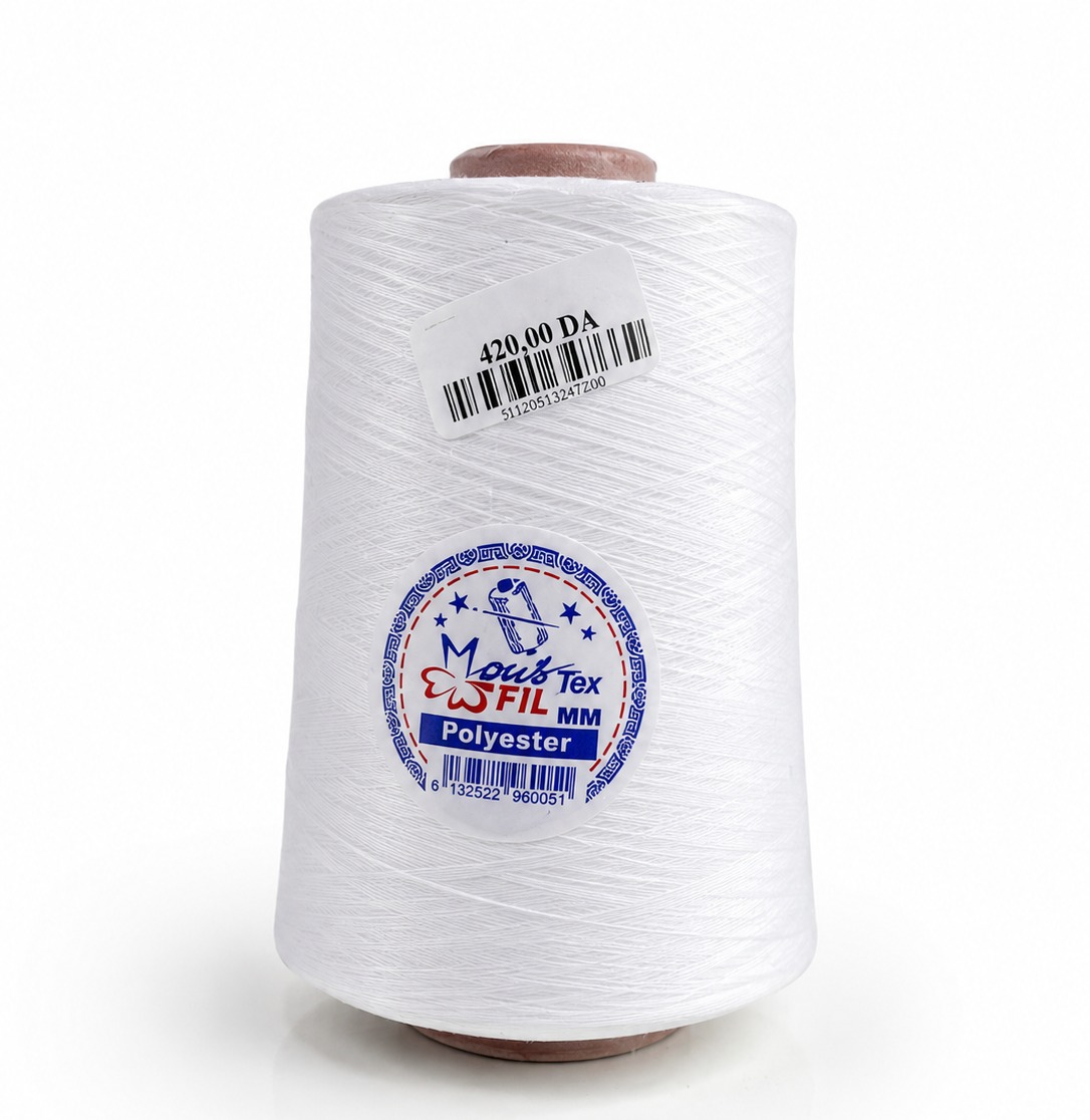 FIL POLISTER 150D BLANC 500G