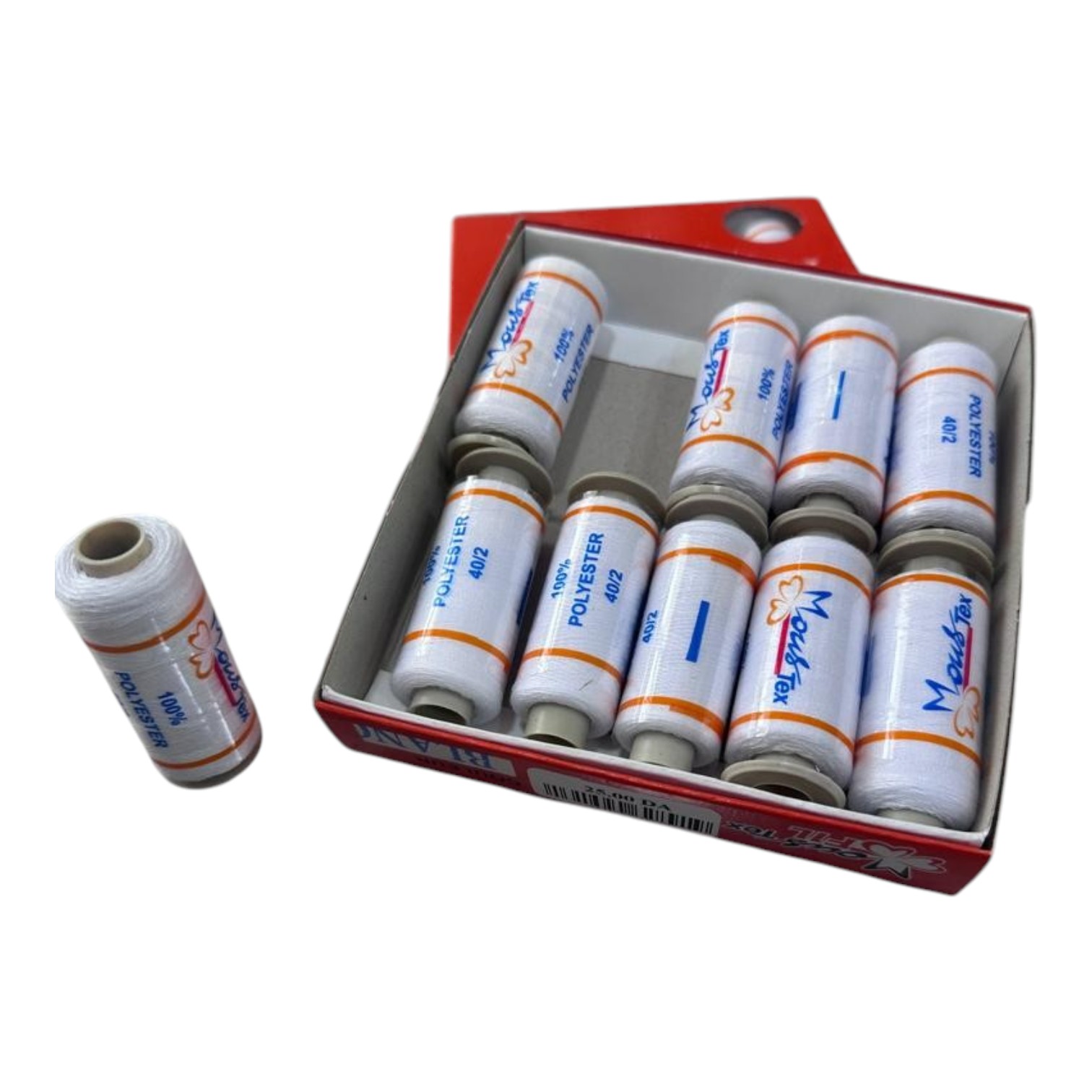 FIL A COUDER 40 BOITE ROGE BLANC
