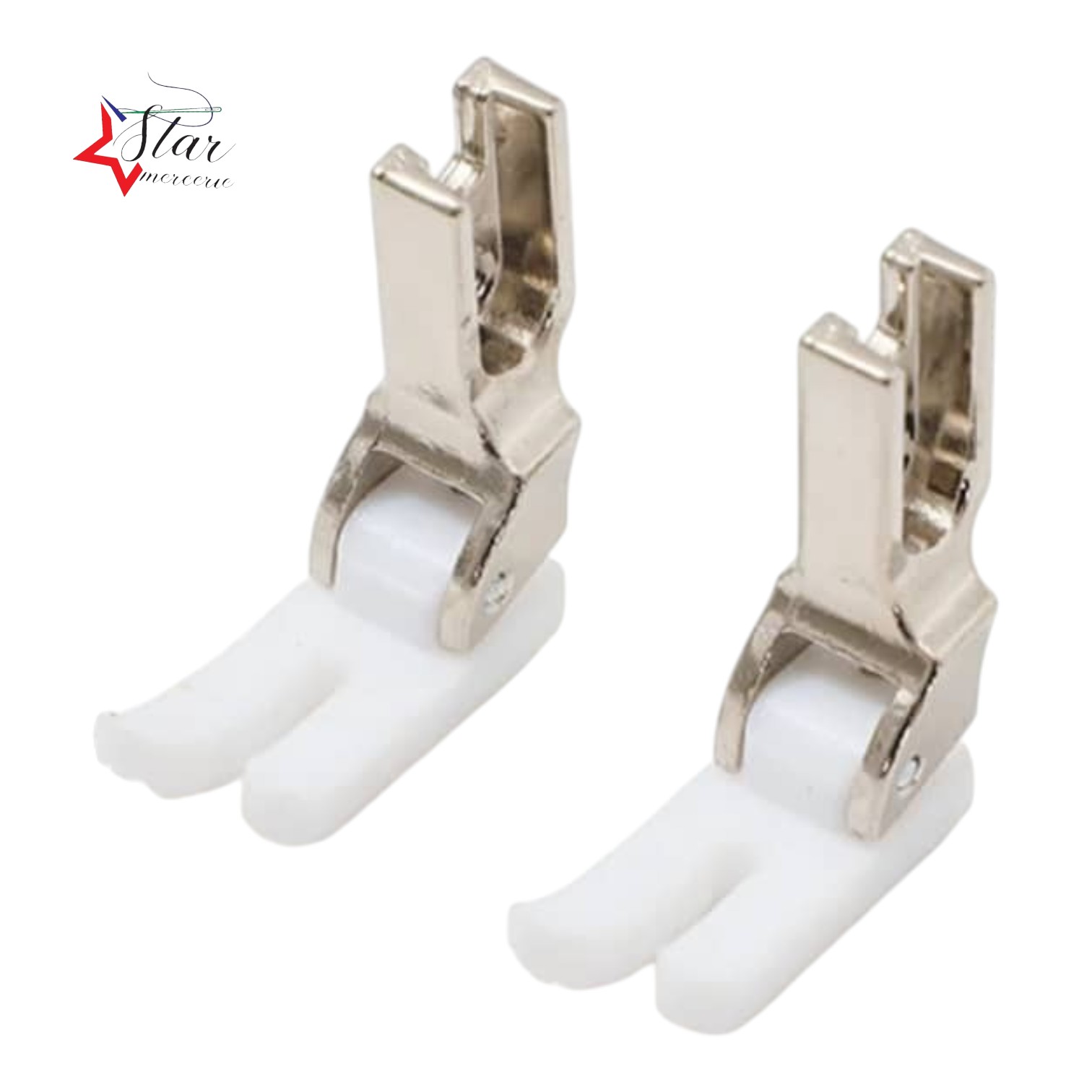 PIED IND PLAST BLANC T351