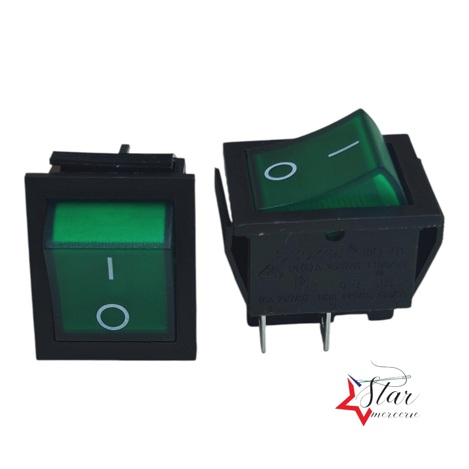 BOUTON CHAUDIERE VERT
