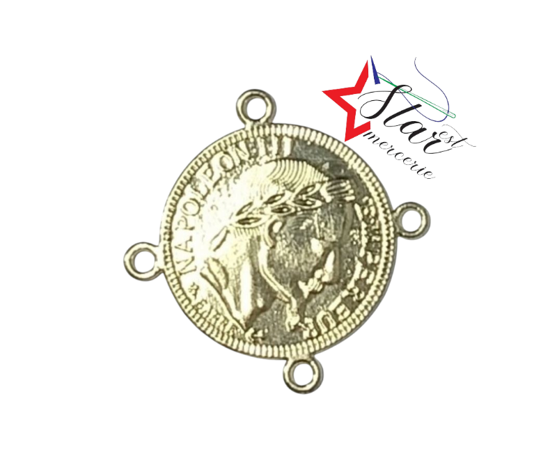 MOTIF METAL LOUIZA GM 4TROU 1CH