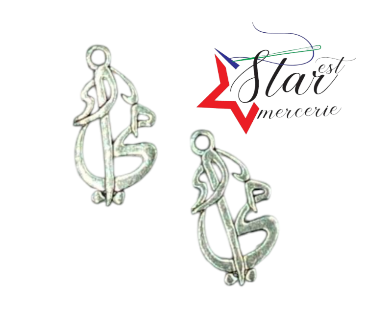 MOTIF METAL COUR LOVE GM