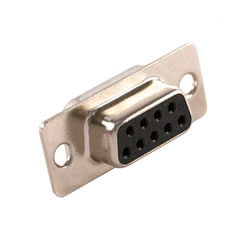 DB9 Female Solder D-SUB Connector - 9 Pins
