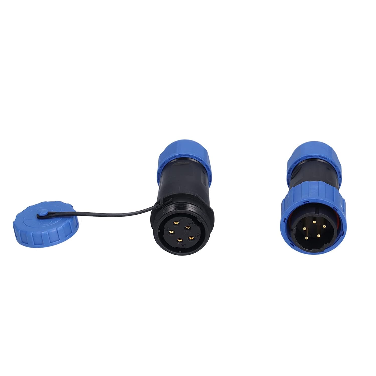 Male x Female Aviation Waterproof plugs, 5 Pins