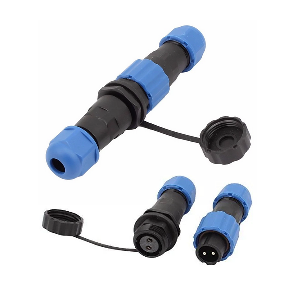 Male x Female Aviation Waterproof plugs, 2 Pins