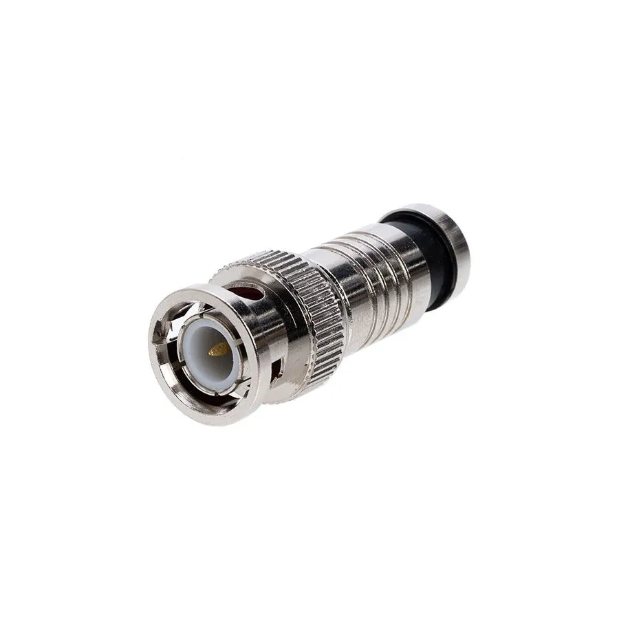 Compression BNC Connector for RG59 Cable - Black