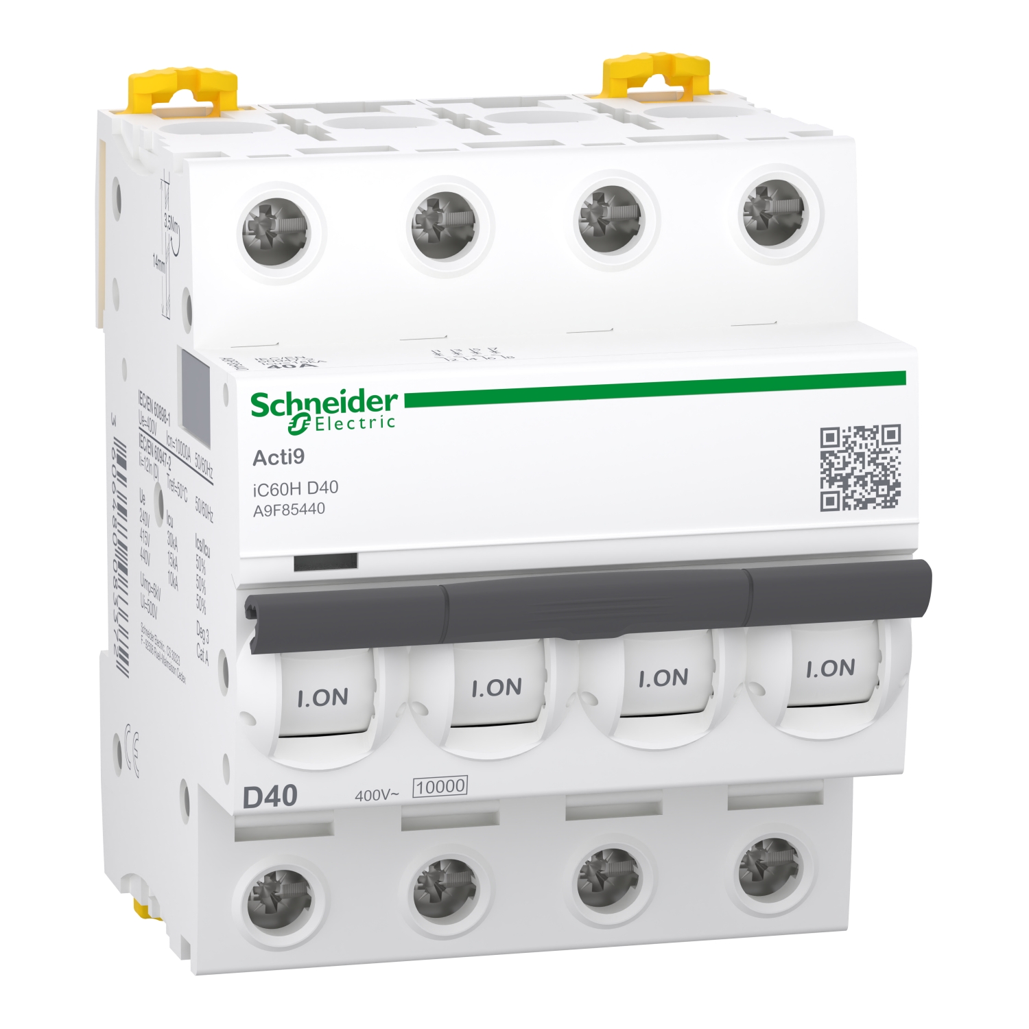 Schneider Miniature Circuit Breaker - 4P - 40A