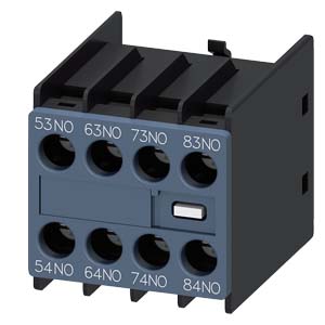 Siemens - Auxiliary switch on the front, 4 NO Current path 1 NO, 