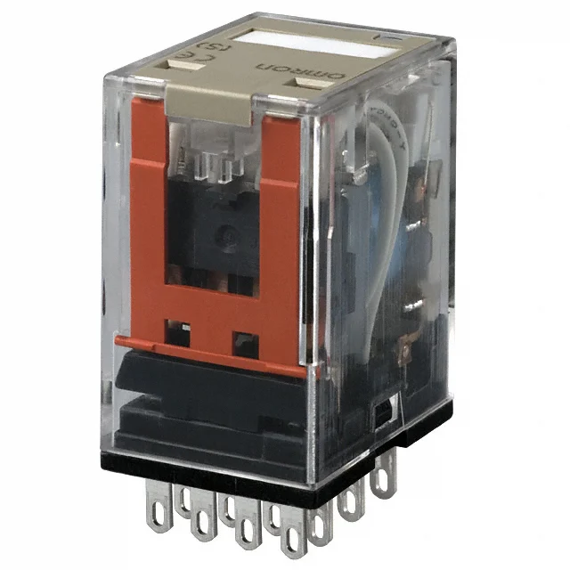 OMRON - Electromagnetic Relay ; 4PDT; Coil voltage: 24VDC; 5A/220VAC