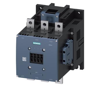 Siemens - Power Contactor, AC-3e/AC-3 115 A, 55 kW / 400 V, AC (50-60 Hz) / DC Uc: 220-240 V 3-Pole, Auxiliary Contacts 2 NO + 2 NC Drive: Conventional Main Circuit: Busbar Control And Auxiliary Circuit: Screw Terminal