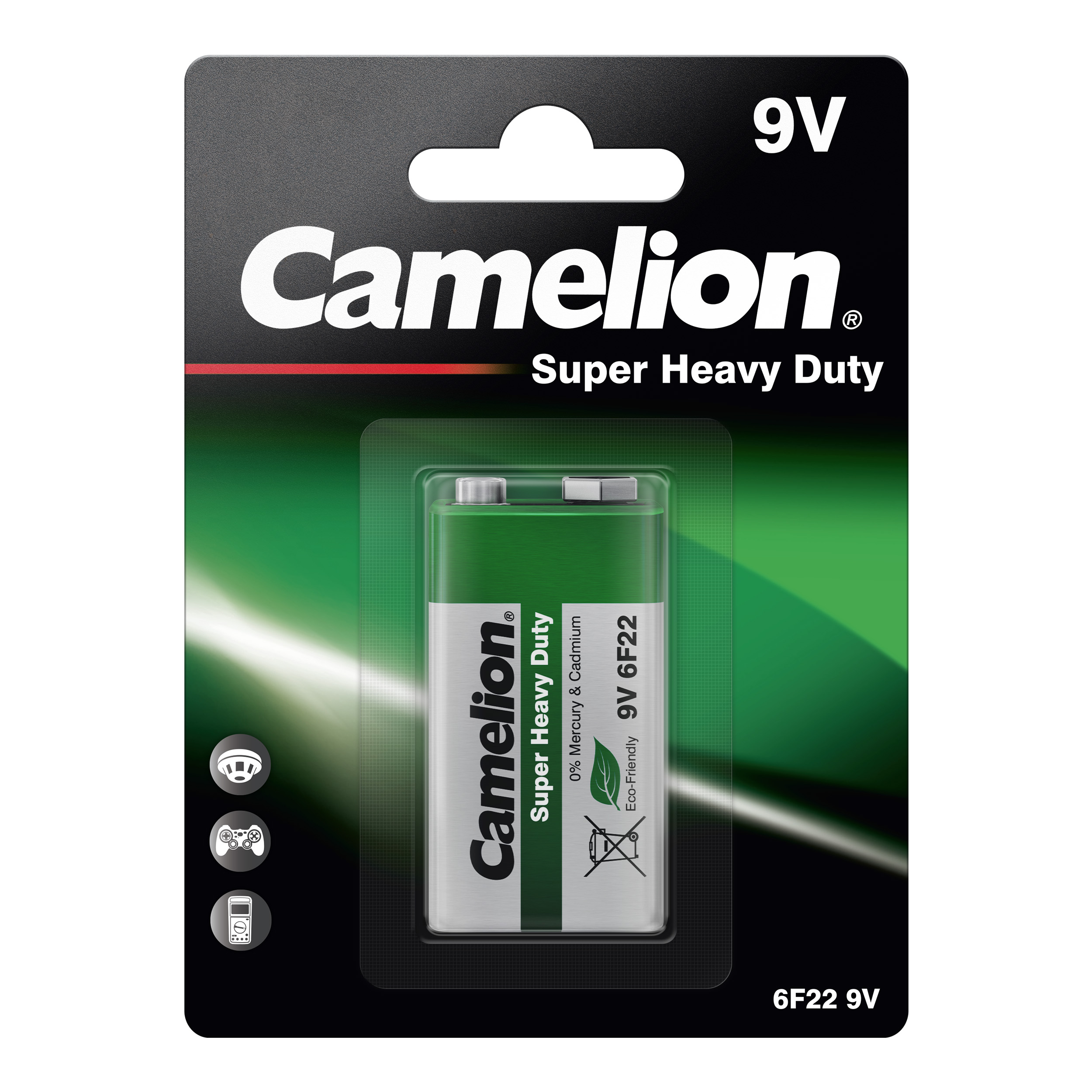 Camelion - Super Heavy Duty 6F22 9V Green