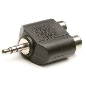 3.5mm Stereo Male To RCA Double Female Splitter