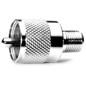 UHF Male To ′′F′′ Female Adaptor