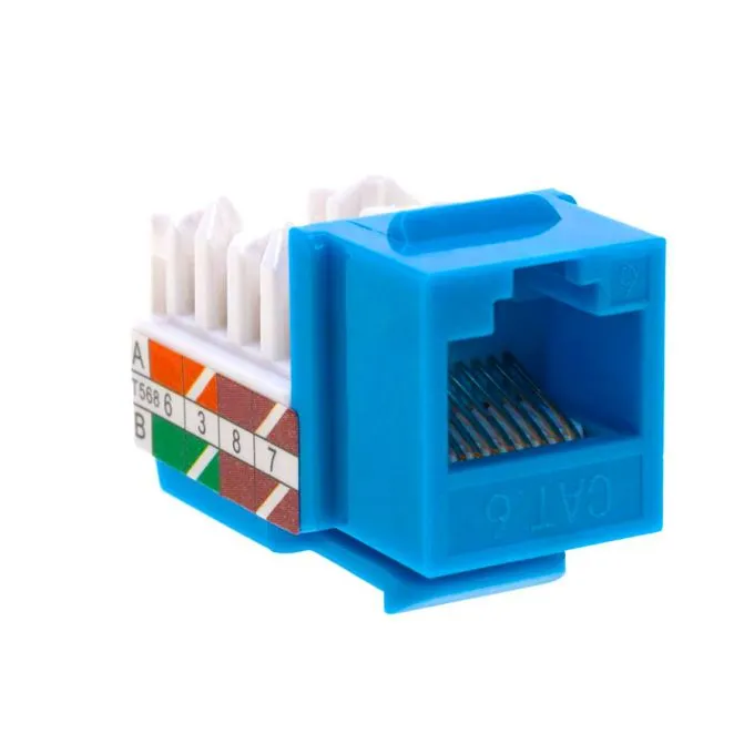 Redlink - RJ45 Modular Keystone Jack - Category 6 - Blue