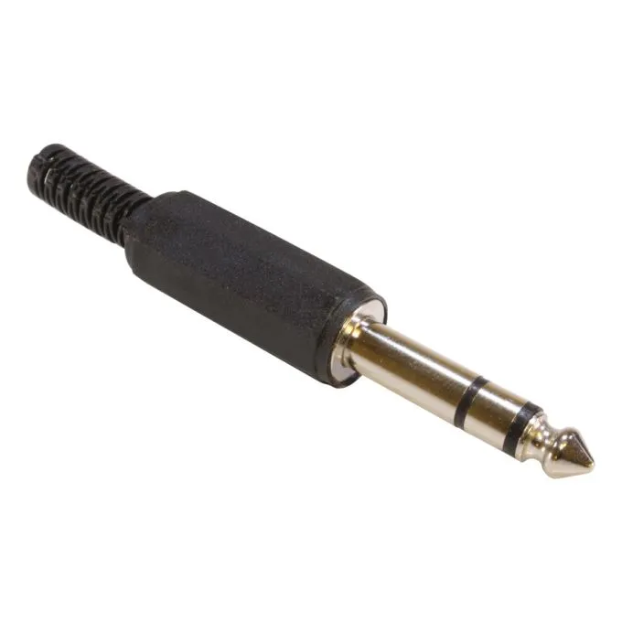 Redlink - 6.3 mm Stereo Male Connector With Strain Relief