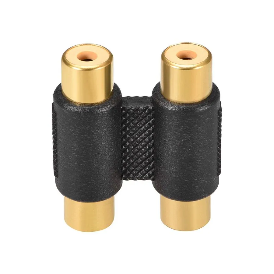 Redlink - Double Female to Female RCA Union - Gold Plated