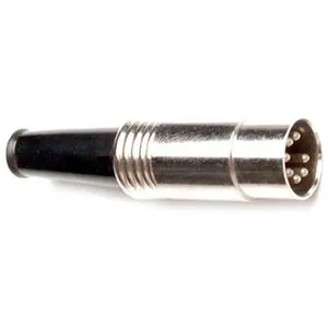 A-1457-6 6 Pins Din Male Metal
