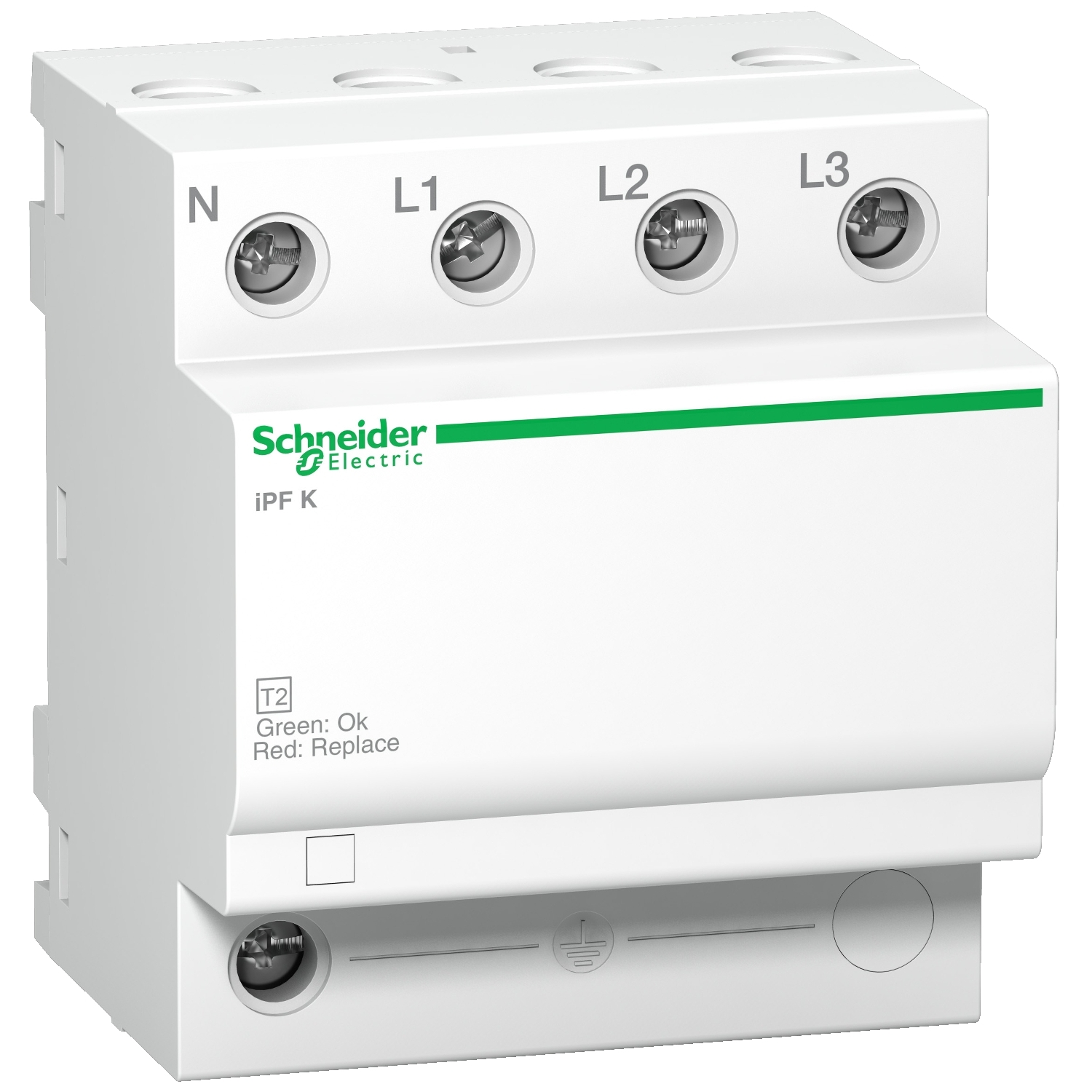 Schneider - A9L15693 Product picture Schneider Electric iPF K 20 modular surge arrester - 3 poles + N - 340V