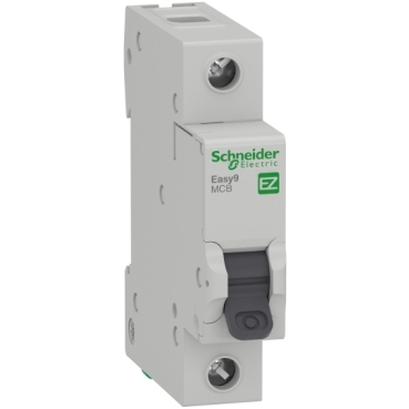 Schneider - Miniature circuit breaker (MCB), Easy9, 1P, 25A, C curve, 4500A (IEC/EN 60898-1)