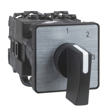 Schneider - cam ammeter switch - 3 circuits - 90° - 12 A - screw mounting