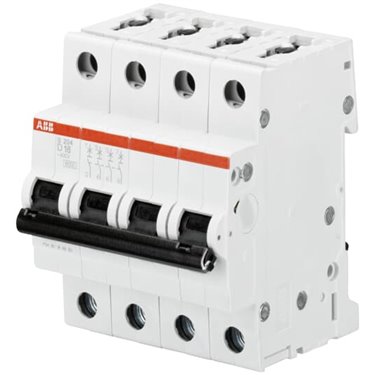 ABB - Miniature Circuit Breaker - S200 - 4P - 40 A - D - (AC) 6 kA