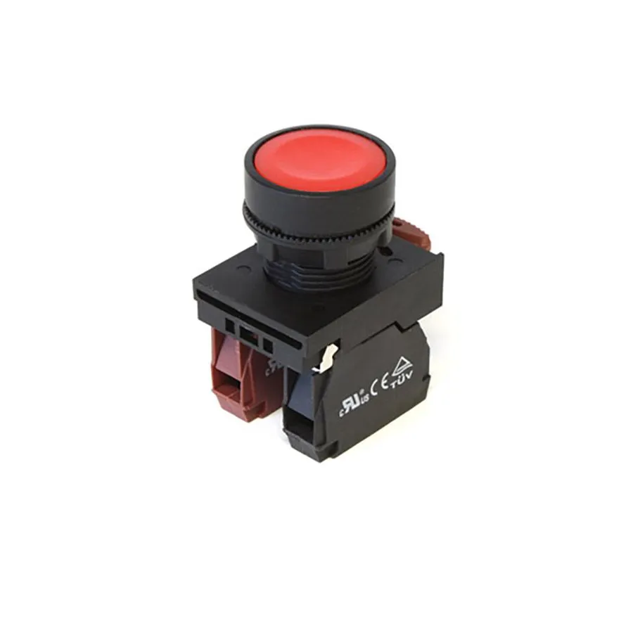 NHD - Momentary Push Button Switch - N.O./N.C. - Red