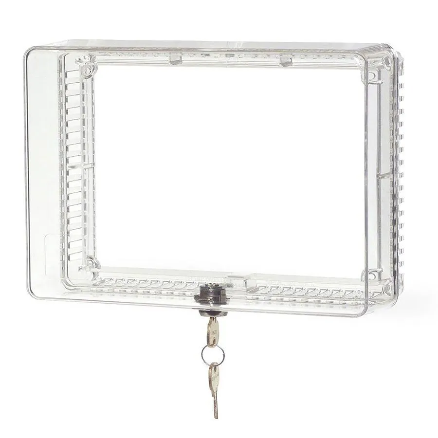 Honeywell - Clear Locking Thermostat Guard - Impact Resistant # CG511A