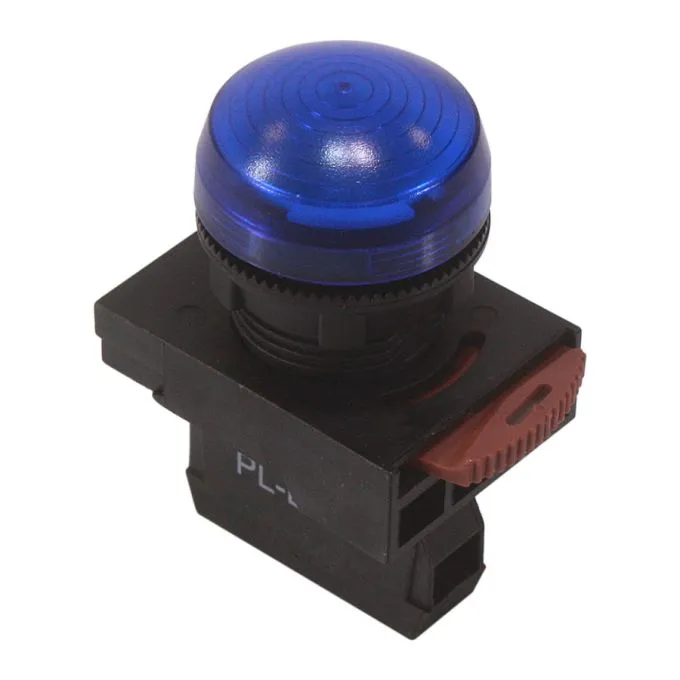 NHD - BA9S Base LED Pilot Light - 440 V AC/DC - Blue # NPL22-S