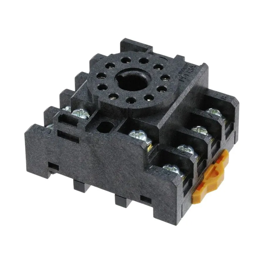ADD - 11-Pin relay base for 3-pole MK relays # PF113A
