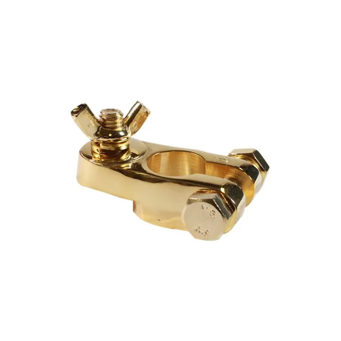 ADD - Gold Finish Car Battery Terminal + # HD-3350P