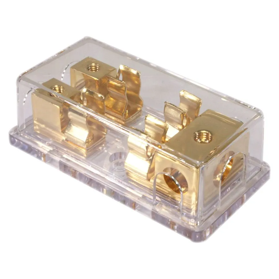 ADD - Terminal Block - 3 X 4 AWG to 2 X 8 AWG - Gold Plated # HD-1104